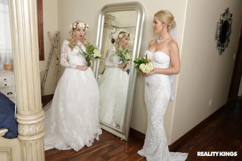 Lexi Lore - Lexi Lore Wedding Threesome With A MILF Bride! - photo 5 of 24