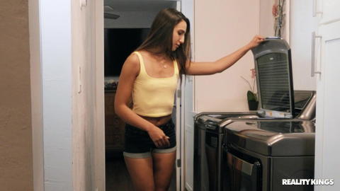 Natalia Nix - Natalia Nix In The Laundry Room Fucking With Her Panties Still On! - photo 1 of 24