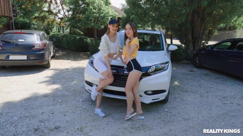 Tiffany Tatum - Tiffany Tatum And Kate Quinn Fucking In The Back Seat With Dean Van Damme! - photo 1 of 1