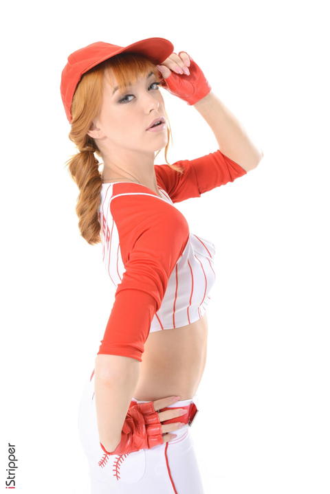 Anny Aurora - Anny Aurora Posing In A Baseball Uniform! - photo 1 of 1