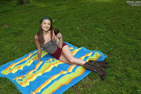 Winter Spice - Winter Spice Has A Nude Picnic! - photo 2 of 15