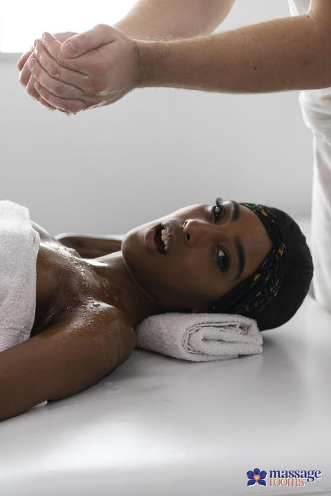 Asia Rae - Asia Rae Sweet Ebony Body Covered In Oil, Massaged And Fucked! - photo 1 of 1