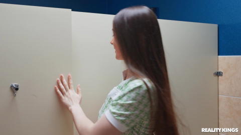 Hazel Moore - Hazel Moore Takes A Fucking From James Angel In A Public Restroom! - photo 5 of 24