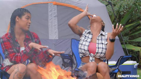 Sarai Minx - Sarai Minx And Maya Farrell Go On A Lesbian Camping Trip! - photo 1 of 1