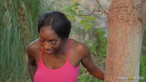 Ebony Mystique - Ebony Mystique Takes An Ass Fucking From An Older Guy! - photo 1 of 1