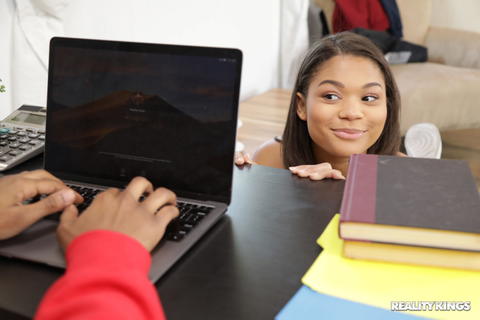 Michelle Anderson - Michelle Anderson Gets Her Study Buddy In The Mood! - photo 8 of 24