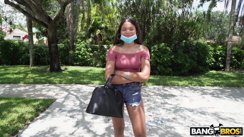 Michelle Anderson - Michelle Anderson Getting That White Cock On The Bang Bus! - photo 1 of 1