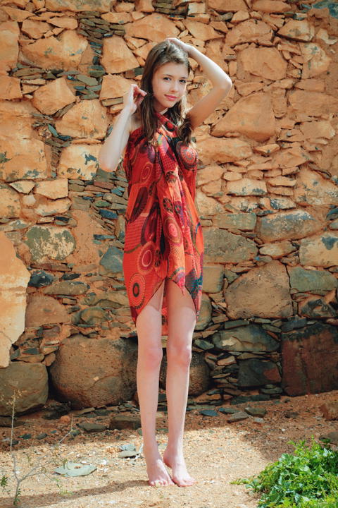 Mila Azul - Mila Azul Posing At A Really Old House! - photo 1 of 1