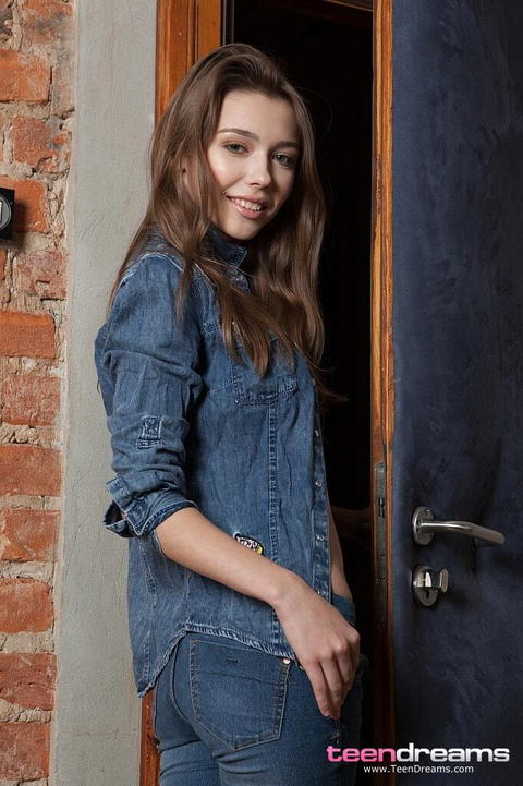 Mila Azul - Mila Azul In Blue Demin With Not Bra Or Panties! - photo 1 of 1