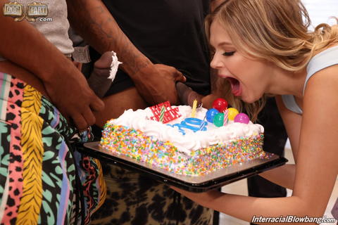 Coco Lovelock - Coco Lovelock In Her Birthday Interracial Blow Bang! - photo 11 of 24
