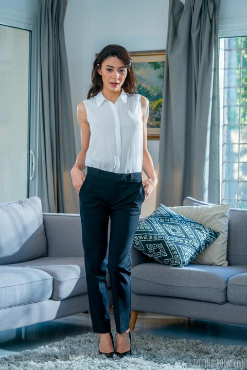 Fitting Room - Sasha Meow, Elegant French Babe! - photo 1 of 1
