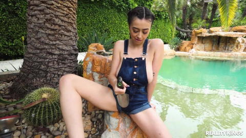 Chloe Surreal - Chloe Surreal Takes A Fucking Outdoors By The Pool! - photo 11 of 24