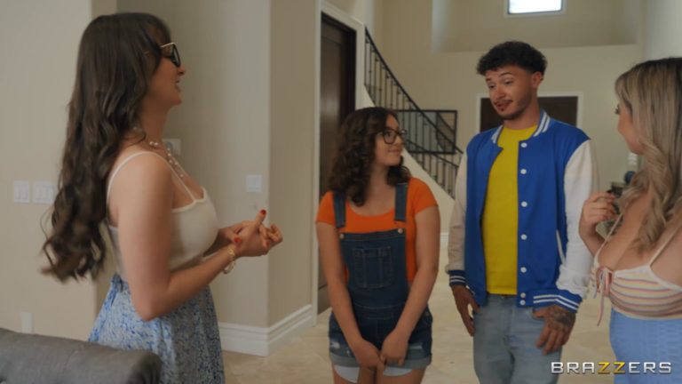Leana Lovings - Lexi Luna, Leana Lovings, Chloe Surreal Group Sex With Apollo Banks! - photo 1 of 1