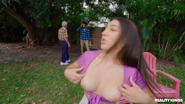Violet Gems - Violet Gems Is Fucking A Lawn Guy! - photo 1 of 1