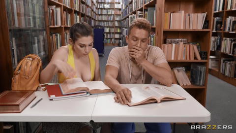 Lily Lou - Lily Lou At The Library Getting Pussy And A Penis! - photo 1 of 24