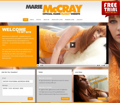 Marie McCray Official Site