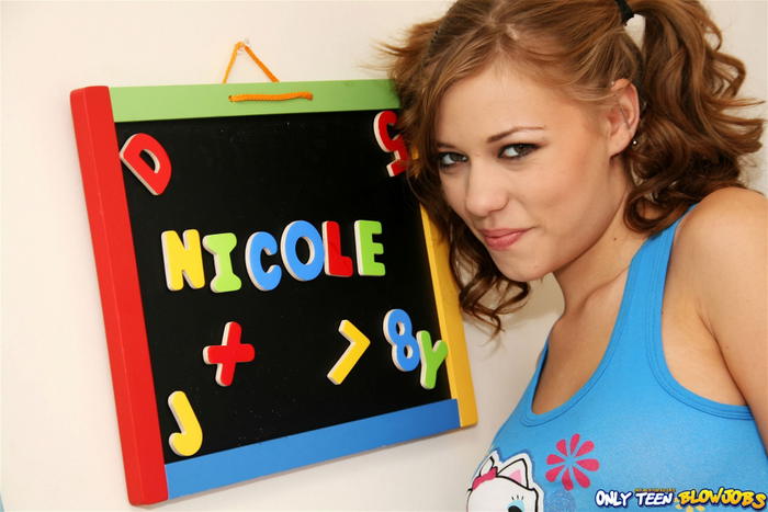 Nicole Ray Teases In Her Bra and Panties Before Blowing Him!