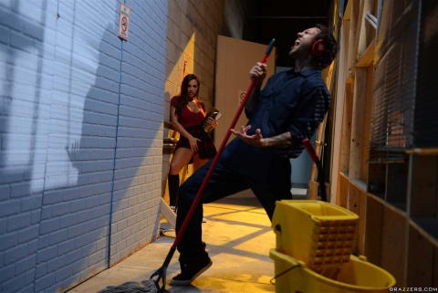 Abigail Mac - Abigail Mac Sucking And Fucking The Janitor! - photo 15 of 28