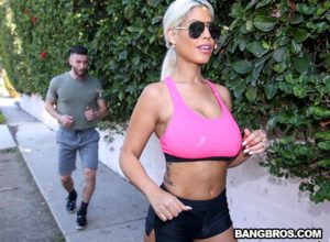 Bridgette B in “Busty Jogger’s Anal Fuck”