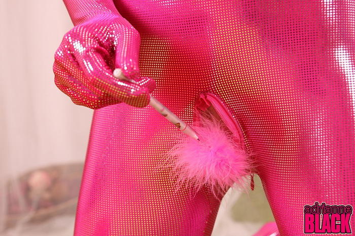 Adrianne Black In Her Full Body Spandex Suit!