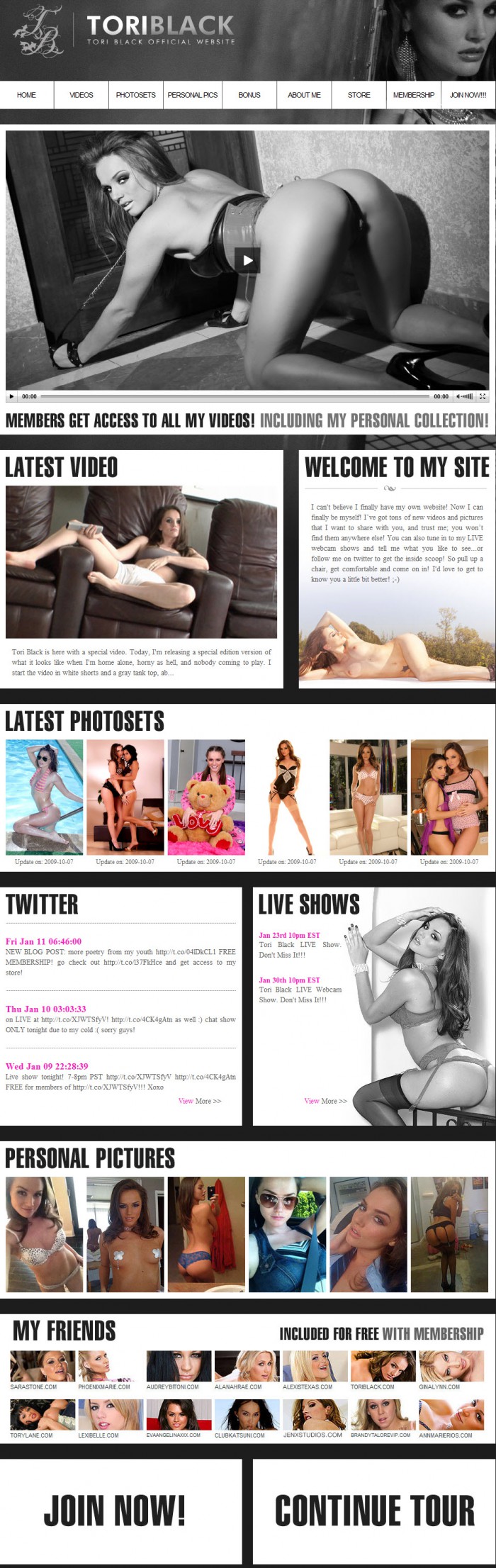 Tori Black Official Site