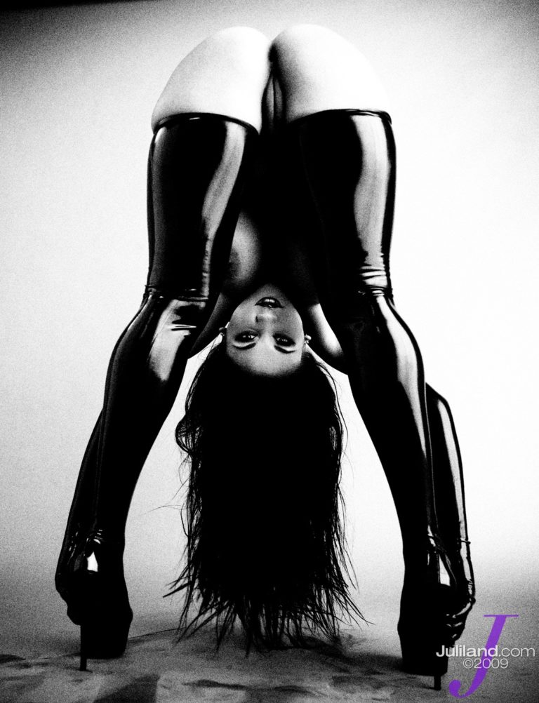 Audrey Bitoni - Audrey Bitoni Goes Goth In Black And White! - photo 1 of 1