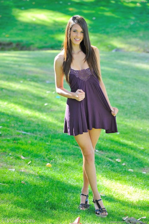 Tiffany Thompson - Tiffany Thompson Is Outside Under A Tree Getting Naked! - photo 8 of 16