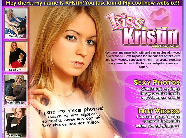 Kiss-Kristin-Official-Site- Do You Want To Kiss Kristin?