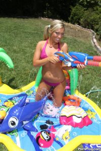 Ally Ann Has Sex Outdoors In The Summer Time!