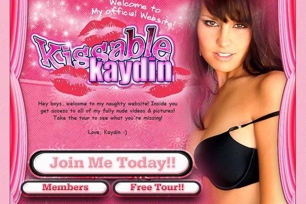 Kaydin-Official-Site-SM Welcome to Club Kissable Kaydin!