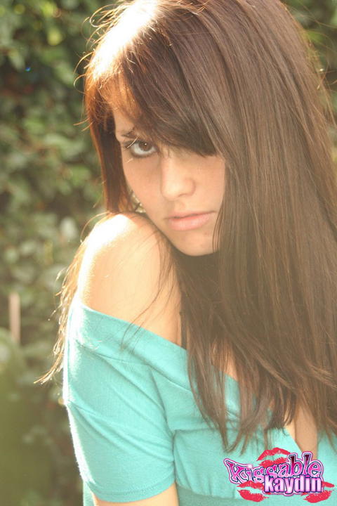 Kissable Kaydin - Kissable Kaydin Takes Her Bra And Panties While Outside! - photo 1 of 1