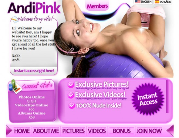 Andi Pink Official Site