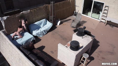 Jennifer White - A Drone Gives Us A View Of Jennifer White Fucking On A Roof Top! - photo 9 of 25