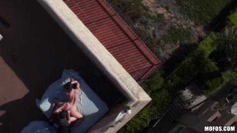 Jennifer White - A Drone Gives Us A View Of Jennifer White Fucking On A Roof Top! - photo 25 of 25