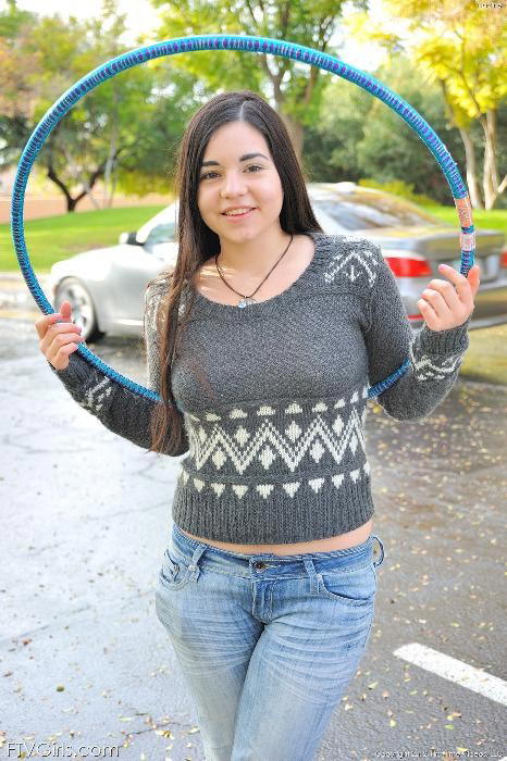 Nadine Sage Out At The Park Flashing Us!