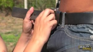 Gigi Rivera Sucking on A Bikers Cock!