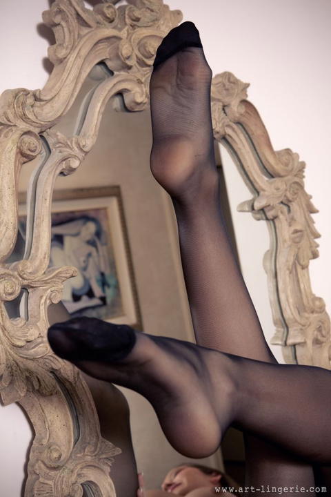 Dani Daniels - Dani Daniels Garter Belt And Stockings Frame Her Sexy Ass! - photo 13 of 16