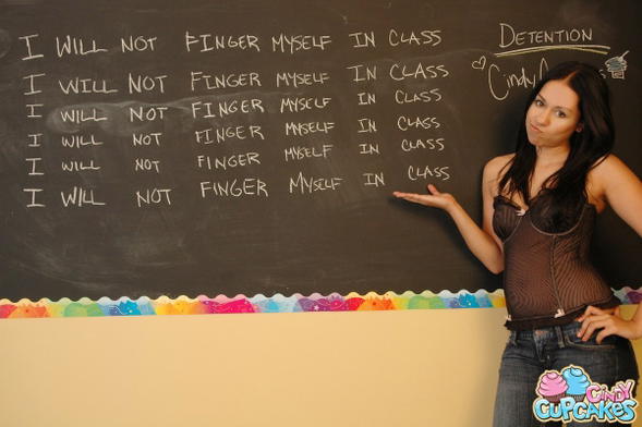 Cindy Cupcakes Posing Cindy Cupcakes Gets Kept In Detention!