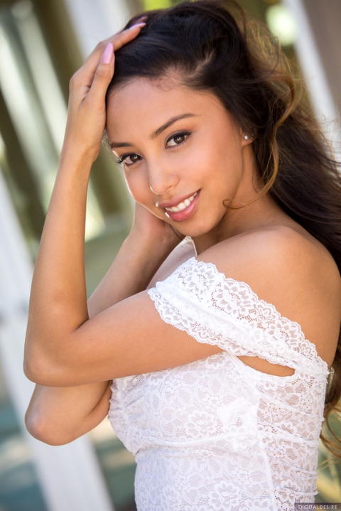Alexis Love - Alexis Love In A Skirt And White Lace Panties! - photo 1 of 1