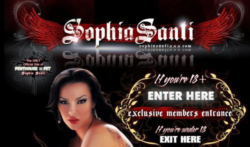 Sophia Santi Official Site Sophia Santi Sexy Members Only Site!