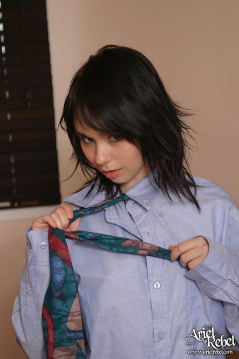 Ariel Rebel - Ariel Rebel Ends Up In Just Her Mans Shirt! - photo 1 of 1