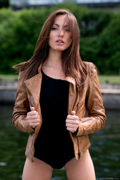 Michaela Isizzu - Michaela Isizzu Out On A Dock Just Looking Hot! - photo 1 of 1