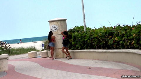Kim Kennedy - Kim Kennedy And Ava Jay Share A Cock While In Miami! - photo 1 of 1