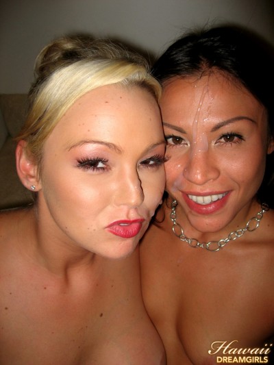 Abbey Brooks and Jayna Oso Covered in Cum