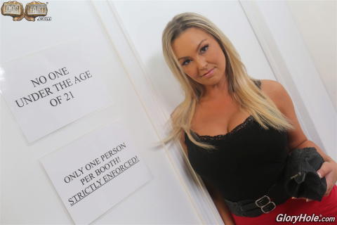 Abbey Brooks - Abbey Brooks Gets Down With A BBC At A Glory Hole! - photo 1 of 1