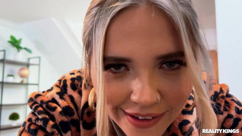 Reality Kings - Angie Faith Is Doing The Hot Wife Pizza Challenge! - photo 1 of 1