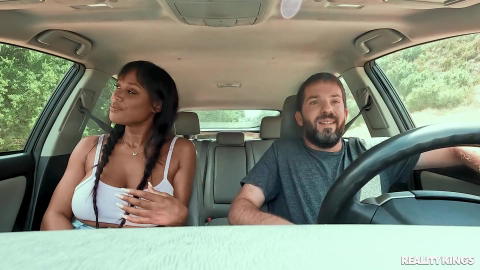 Reality Kings - August Skye Has Her Cuck Drive Her Over To Fuck Scott Nails! - photo 1 of 1