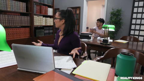 Reality Kings - Christina Savoy Is Fucking Diego Perez In The Library! - photo 1 of 1