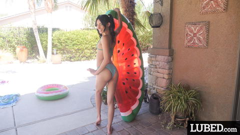 Lubed - Laynee James Bikini Clad Body Gets Kyle Mason All Worked Up! - photo 1 of 1