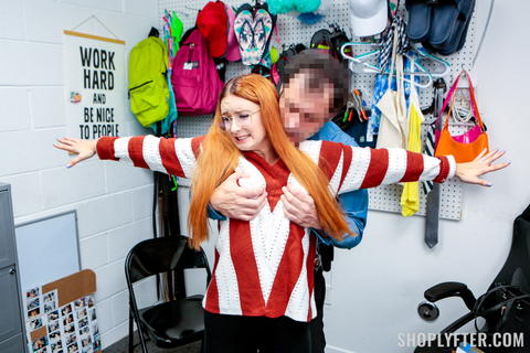 Team Skeet - Shoplyfter Has Violet Spice Taking A Load On Her Boobs! - photo 1 of 1